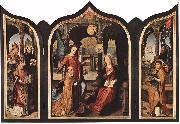 BELLEGAMBE, Jean Annunciation ghg oil on canvas
